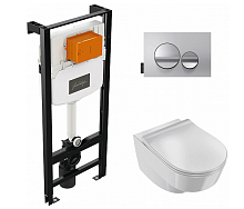 Комплект: Унитаз, Инсталляция, Кнопка смыва Jacob Delafon Odeon Rive Gauche Е21745RU-00