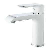 Смеситель IDDIS, CALSB00i01 Calipso для умывальника, белый глянцевый,хром Смеситель IDDIS, CALSB00i01 Calipso для умывальника, белый глянцевый,хром