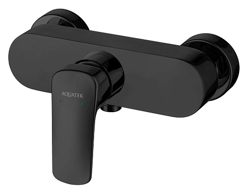 Смеситель Aquatek AQ1060MB Вега для душа, черный матовый