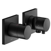 Смеситель Keuco 51153371222 Edition 11 с термостатом для встройки, черный матовый