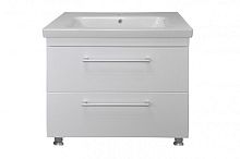 Тумба Loranto CS00069746 Модерн с раковиной, напольная, 80х46 см, белая