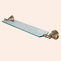 TW Harmony 018, стеклянная полочка 71см, цвет держателя: бронза,TWHA018br