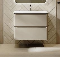 Тумба под раковину подвесная Jorno Welto Wel.01.80.2/P/BRS/RL