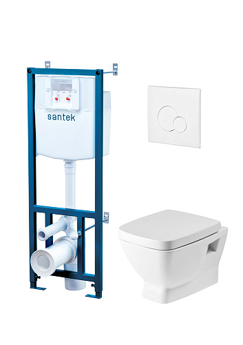 Инсталляция с подвесным унитазом Santek 1.WH30.2.463 Инсталляция с подвесным унитазом Santek 1.WH30.2.463
