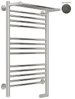 Полотенцесушитель электрический Сунержа 7022-5207-8050 Богема 2.0 РЭБ, 1П 800х500 мм/ МЭМ правый, серая умбра (RAL 7022)