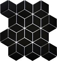 Мозаика Bonaparte Керамическая мозаика Landa Black (matt)