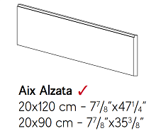 Декоративный элемент AtlasConcorde AIX AixBlancAlzata20x120SP