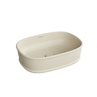 Раковина Kerama Marazzi CI.wb.50\SAN Circo накладная 52х38 см, песочный матовый Раковина Kerama Marazzi CI.wb.50\SAN Circo накладная 52х38 см, песочный матовый