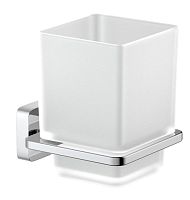 Стакан Aquatek AQ4304CR Либра с держателем, хром