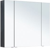 Зеркальный шкаф Aquanet 00277543 Алвита New без подсветки, 100х85 см, серый