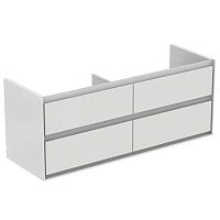 Тумба Ideal Standard E0824B2 Connect Air для раковины 130х44 см, подвесная, Glossy White + Matt White (белый глянцевый + белый матовый) Тумба Ideal Standard E0824B2 Connect Air для раковины 130х44 см, подвесная, Glossy White + Matt White (белый глянцевый + белый матовый)