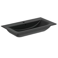 Раковина Ideal Standard E0279V3 Connect Air Vanity подвесная 85х46 см, для монтажа соло, Silk Black (черный шелк) Раковина Ideal Standard E0279V3 Connect Air Vanity подвесная 85х46 см, для монтажа соло, Silk Black (черный шелк)
