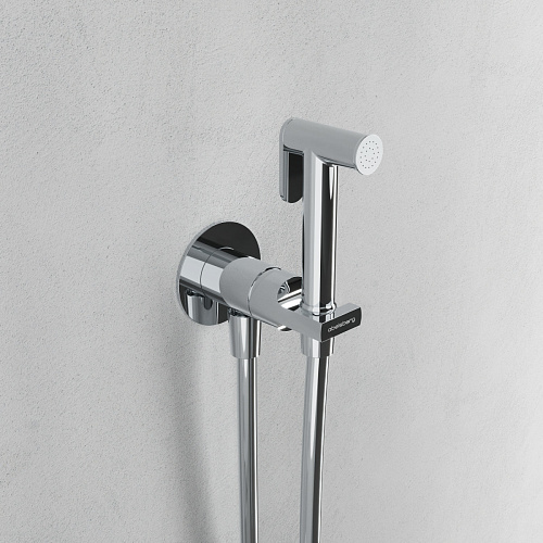 Смеситель с гигиеническим душем ABELSBERG Object OBF75102CH Смеситель с гигиеническим душем ABELSBERG Object OBF75102CH
