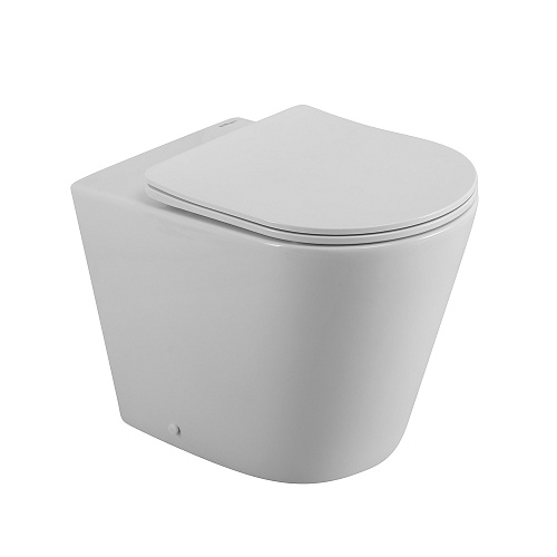 Унитаз приставной BelBagno FLAY-R BB1003CBR/SC Унитаз приставной BelBagno FLAY-R BB1003CBR/SC