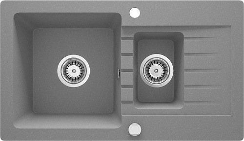 Мойка Deante ZQZ_S513 Zorba кухонная гранитная 76х44 см, серый