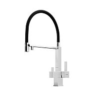 Смеситель Sancos SC4006CH Moro для кухни с возможностью подключения фильтра для воды, хром/черный Смеситель Sancos SC4006CH Moro для кухни с возможностью подключения фильтра для воды, хром/черный