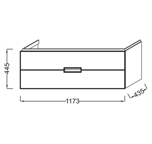 Тумба под раковину Jacob Delafon Reve EB1137-HU купить недорого в интернет-магазине Керамос Тумба под раковину Jacob Delafon Reve EB1137-HU купить недорого в интернет-магазине Керамос
