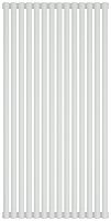 Радиатор Сунержа 30-0302-1214 Эстет-11 отопительный н/ж 1200х630 мм/ 14 секций, матовый белый