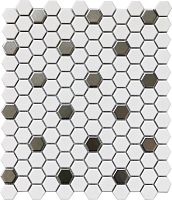 Мозаика Bonaparte Керамическая мозаика Babylon Silver (matt)