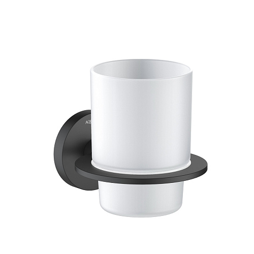 Стакан Aquatek AQ4204MB Оберон с держателем, черный матовый - купить в Санкт-Петербурге, цена на Стакан Aquatek AQ4204MB Оберон с держателем, черный матовый в интернет-магазине Керамос Стакан Aquatek AQ4204MB Оберон с держателем, черный матовый купить недорого в интернет-магазине Керамос