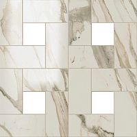 Мозаика Atlas ConcordeRus Supernova Marble/супернова Марбл S.M. Calacatta Gold Mosaic Lap / С.М. Калакатта Голд Мозаика Лаппато 45x45 (S.M.CalacattaGoldMosaicLap/С.М.КалакаттаГолдМозаикаЛаппато)