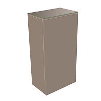 Шкаф-пенал Keuco 31725140001 Edition 400 средний 90х45 см, петли слева, трюфель/стекло глянцевое трюфель