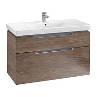 Тумба Villeroy & Boch A91510E1 Subway 2.0 под раковину 99х45 см, Дуб Сантана (Santana Oak) Тумба Villeroy & Boch A91510E1 Subway 2.0 под раковину 99х45 см, Дуб Сантана (Santana Oak)