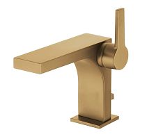 Смеситель Keuco 51104030000 Edition 11 для умывальника однорычажный, излив 11 см, бронза шлифованная