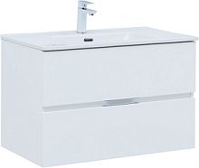 Тумба с раковиной Aquanet 00274114 Алвита New, 81х47 см, белая