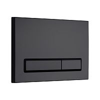 Смывная клавиша KKPol 350/PPC/114-00-00 M08 для инсталляции, черный матовый