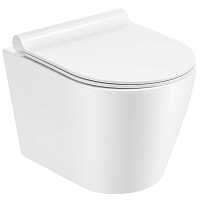 Унитаз KKPol 300/T/028-00-00 Teja подвесной 36х48 см, с сиденьем микролифт, белый