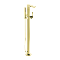 Смеситель Vitra A4274123EXP Root Round для ванны напольный, золото Смеситель Vitra A4274123EXP Root Round для ванны напольный, золото