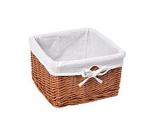 Корзина для белья WasserKRAFT WB-580-L Dinkel 36х36 см, коричневая Корзина для белья WasserKRAFT WB-580-L Dinkel 36х36 см, коричневая