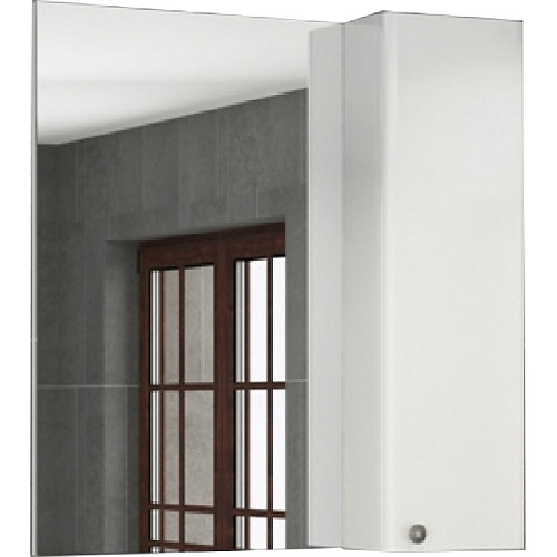 Зеркальный шкаф Comforty 00-00004144209 Амстердам 75х80 см, белый