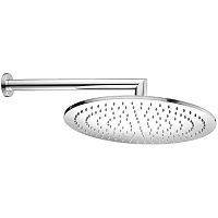 Верхний душ Cisal DS01361021  Shower 400 мм с настенным держателем L400 мм, цвет хром
