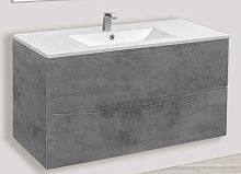 База Vincea VMC-2MC100BT Mia под керамическую раковину, 100х50 см, подвесная, Beton (серый)