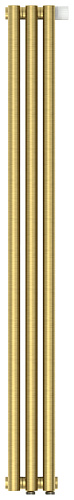 Радиатор Сунержа 051-0312-1203 Эстет-11 отопительный н/ж EU50 1200х135 мм/ 3 секции, состаренная латунь