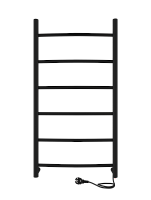 Электрический полотенцесушитель INDIGO LCAE70-30BRR ARC без полочки, черный