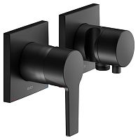 Смеситель Keuco 51151371222 Edition 11 встраиваемый, однорычажный, черный матовый