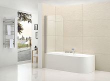 Cezares ECO-O-V-1-80/140-P-Cr-L Душевая шторка на ванну Cezares ECO-O-V-1-80/140-P-Cr-L Душевая шторка на ванну