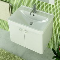 Тумба подвесная COMFORTY 00003127388 Флоренция 70х46 см, с раковиной 703, белая Тумба подвесная COMFORTY 00003127388 Флоренция 70х46 см, с раковиной 703, белая