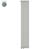 Радиатор Сунержа 7000-0320-1205 Эстет-0 отопительный н/ж EU50 левый 1200х225 мм/ 5 секций, серая белка (RAL 7000)