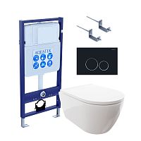 Инсталляция с подвесным унитазом Aquatek Поларис SET AQUATEK ПОЛАРИС-020 4в1