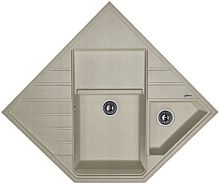 Мойка для кухни Florentina 20.375.J0900.305 Бомбей 90х90 см, с крылом, серая