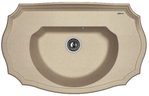 Мойка для кухни Florentina 20.340.D0900.107 Эмилия 90х55 см, с крылом, песочная снят с производства