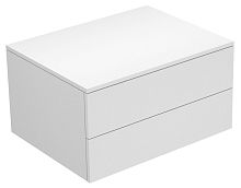 Тумба Keuco 31742150000 Edition 400 боковая 70х53.5 см, антрацит/стекло матовое антрацит