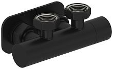 Вентиль Сунержа 31-1418-3434, 2х3/4" угловой скрытый-скрытый EU50, матовый черный