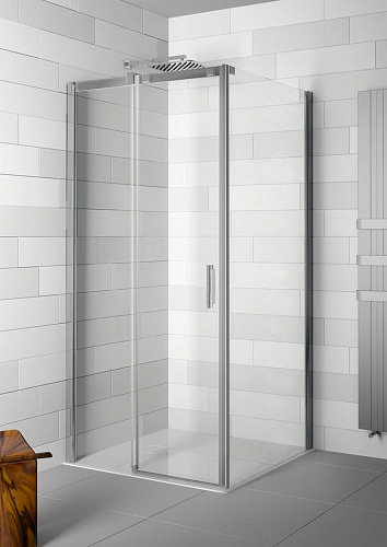 Душевой уголок Riho G006016120 Ocean 100х100 см L O203, профиль хром