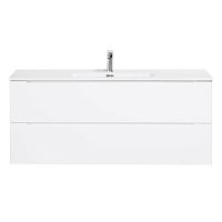 База BelBagno ETNA-1200-2C-SO-BL-P под раковину 120х45.5 см, подвесная, Bianco Lucido (белый глянец)