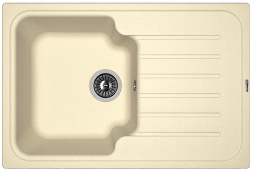 Мойка для кухни Florentina 20.260.B0760.202 Таис 76х51 см, с крылом, шампань снят с производства